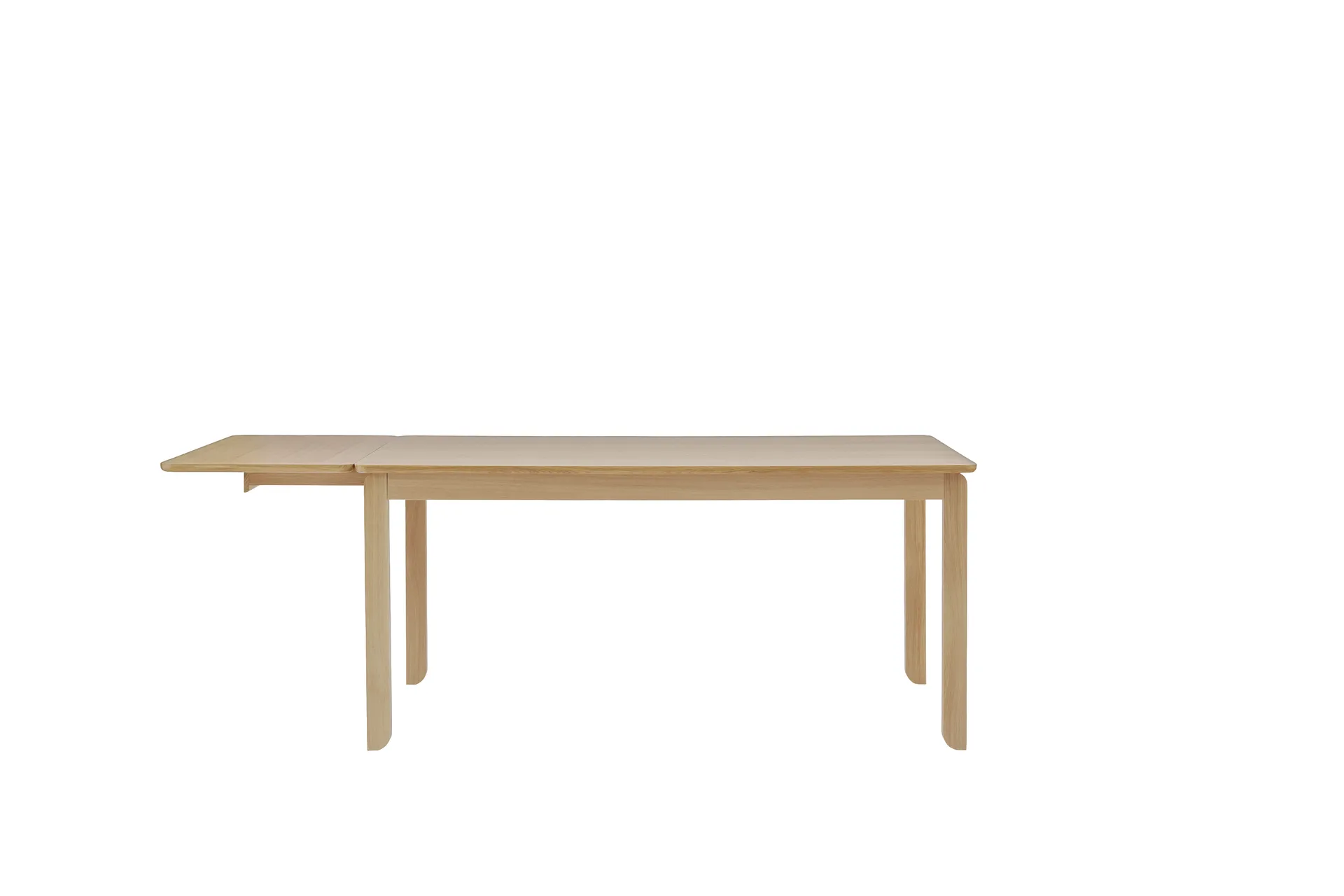 Τραπεζαρία Alfred, White pigmented oak, 90x160 cm 1898
