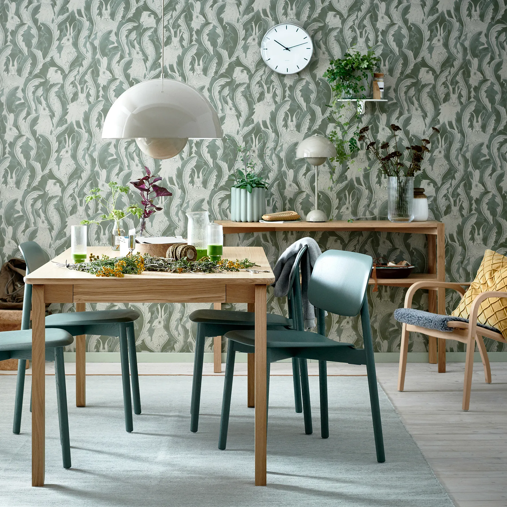 Τραπέζι κονσόλα Anton 35x125 cm, Λευκό-χρωματισμένη βελανιδιά 1898