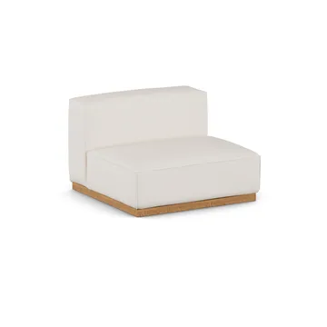 Πολυθρόνα Bergsdal 1,5 θέσεων - Caleido beige 9600-Φράξος βαμμένος σε απόχρωση δρυός, 1,5 θέσεων - 1898