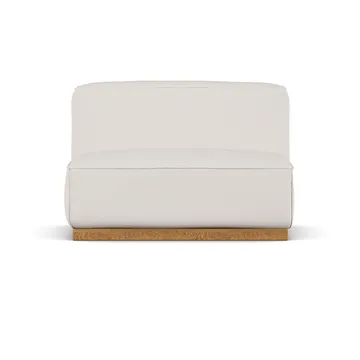 Πολυθρόνα Bergsdal 1,5 θέσεων - Caleido beige 9600-Φράξος βαμμένος σε απόχρωση δρυός, 1,5 θέσεων - 1898