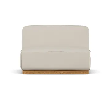 Πολυθρόνα Bergsdal 1,5 θέσεων - Jump beige 1956-Φράξος βαμμένος σε απόχρωση δρυός, 1,5 θέσεων - 1898