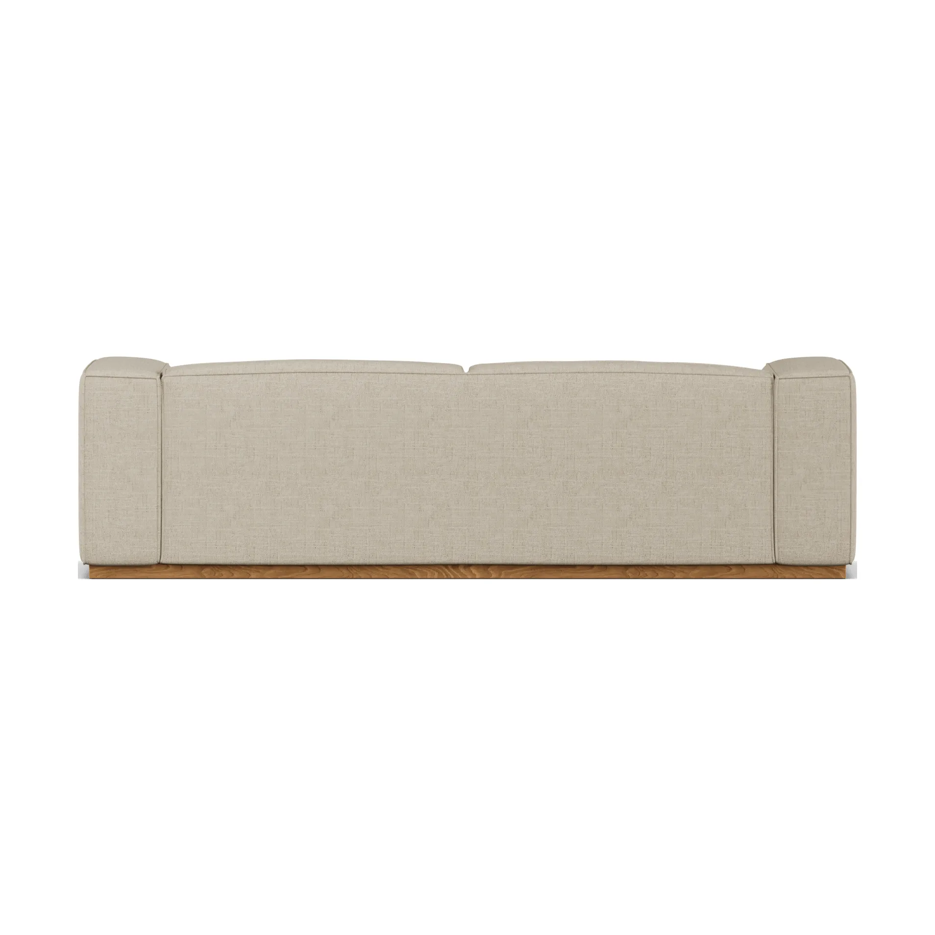 Bergsdal καναπές , Bern beige 0341-Φράξος βαμμένος σε απόχρωση δρυός, 3 θέσεων 1898