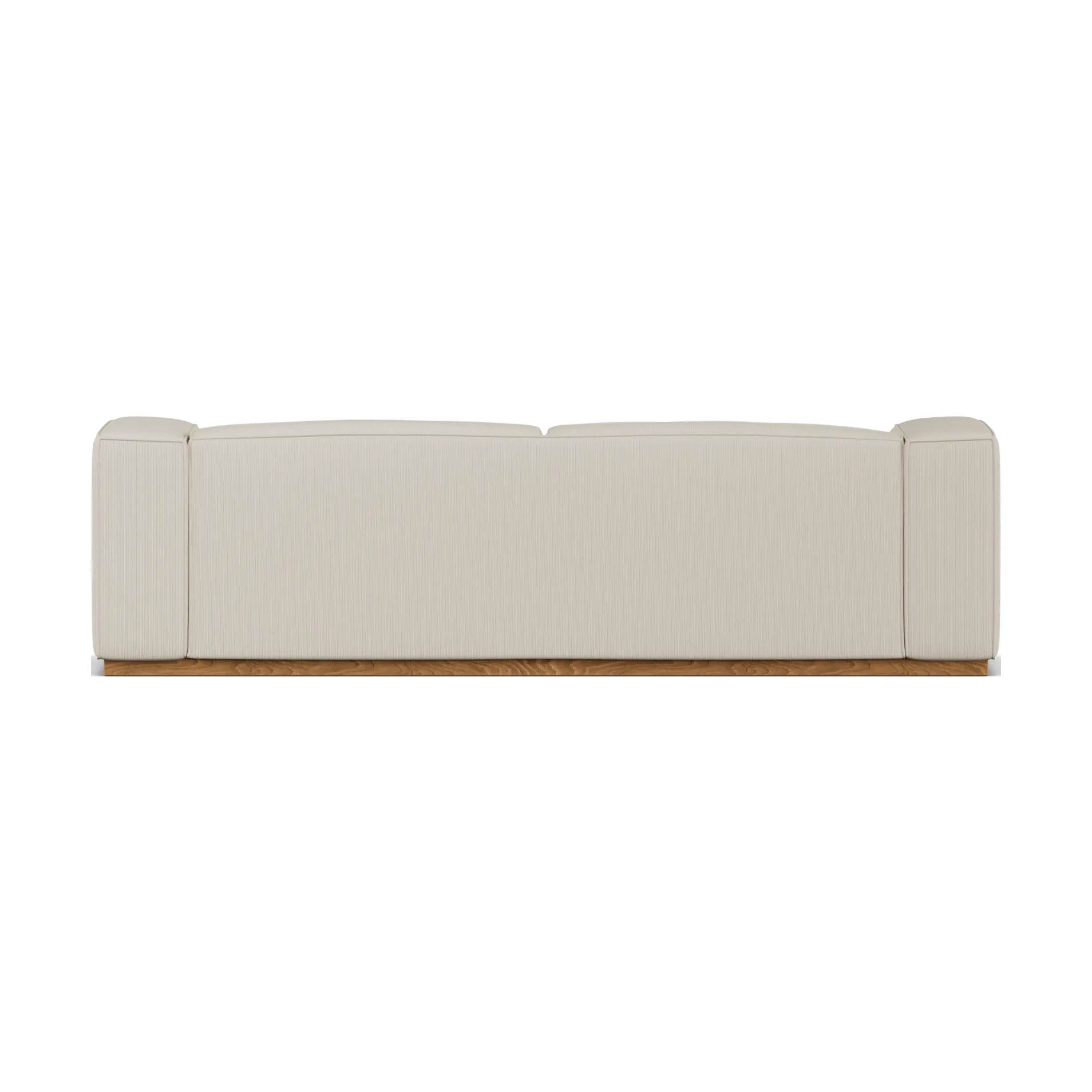 Bergsdal καναπές , Jump beige 1956-Φράξος βαμμένος σε απόχρωση δρυός, 3 θέσεων 1898