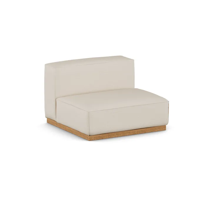 Bergsdal πολυθρόνα - Same Beige 6670-λευκασμένη δρυς, 1,5 θέσεων - 1898