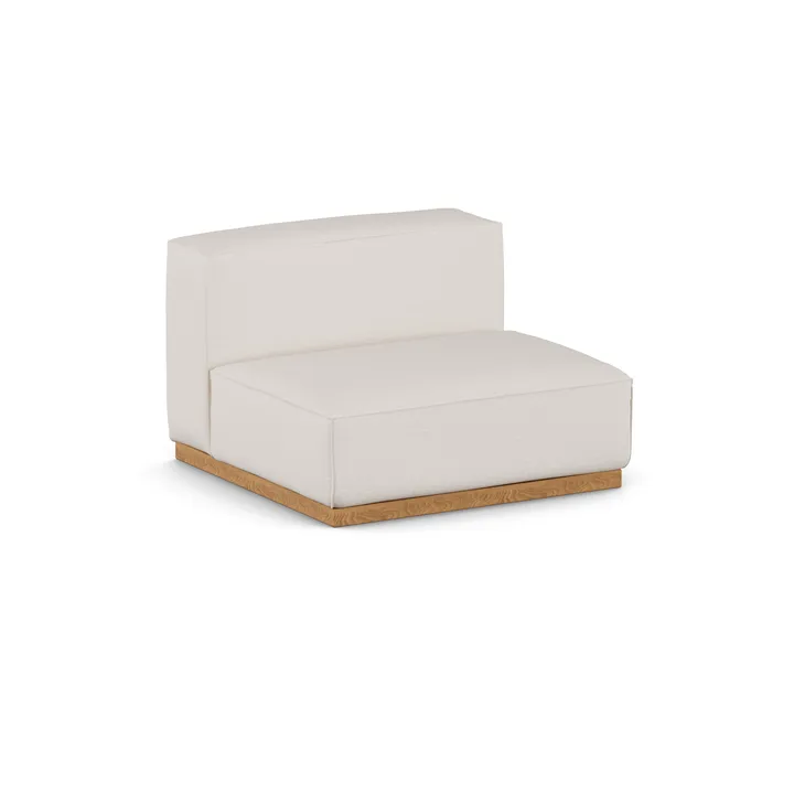 Bergsdal πολυθρόνα - Same Off White 6671-λευκασμένη δρυς, 1,5 θέσεων - 1898