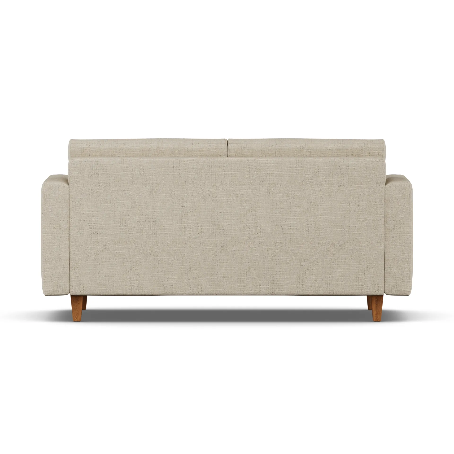 Binga 2,5-θέσιος καναπές-κρεβάτι, Bern Beige 0341-σκουρόχρωμη βαμμένη τέφρα 1898