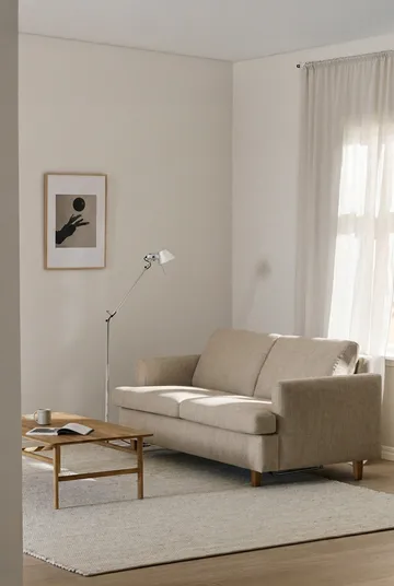 Binga 2,5-θέσιος καναπές-κρεβάτι - Bern Beige 0341-σκουρόχρωμη βαμμένη τέφρα - 1898