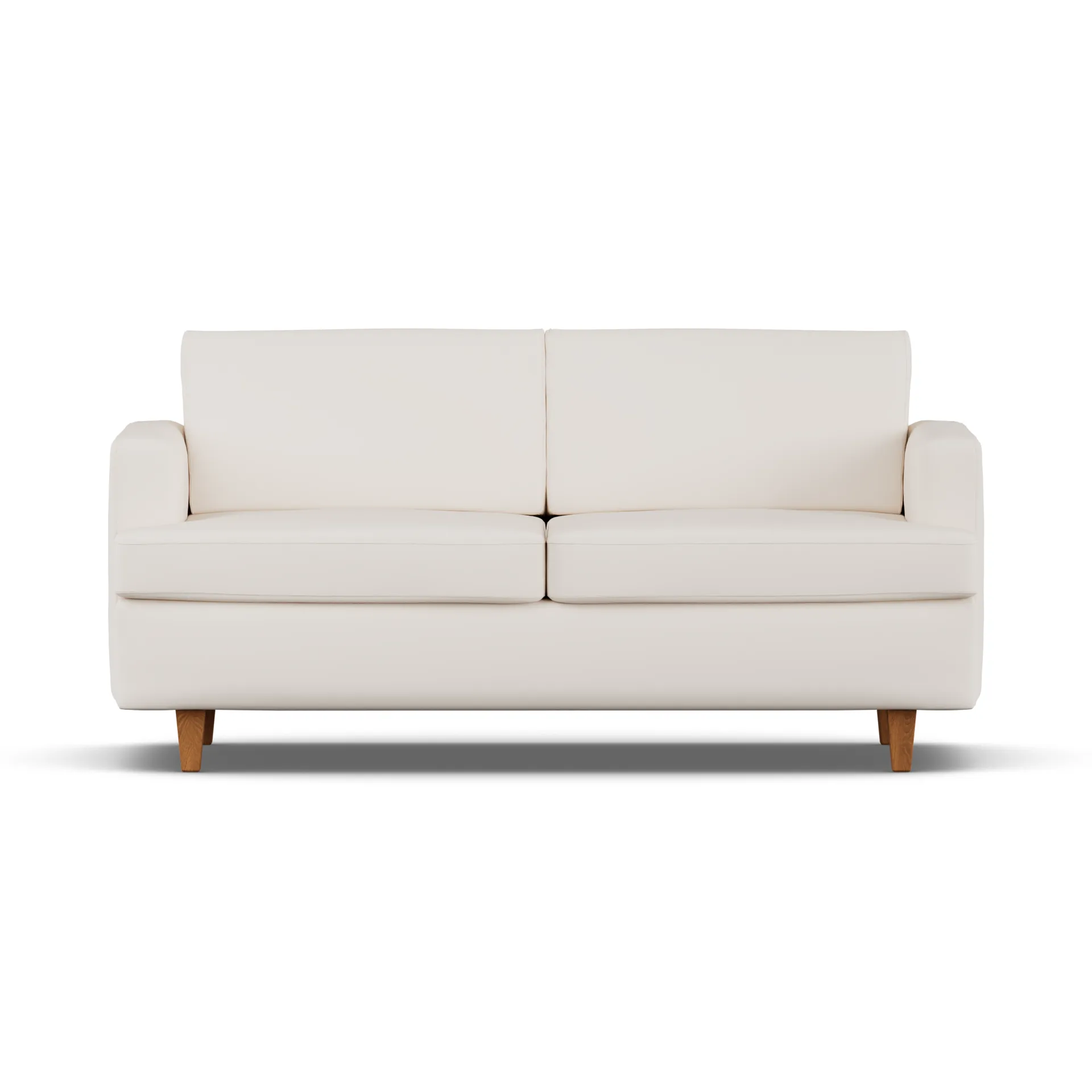 Binga 2,5-θέσιος καναπές-κρεβάτι, Caleido Beige 9600-σκουρόχρωμη βαμμένη τέφρα 1898