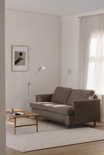 Binga 2,5-θέσιος καναπές-κρεβάτι - Jump Brown 1955-σκουρόχρωμη βαμμένη τέφρα - 1898