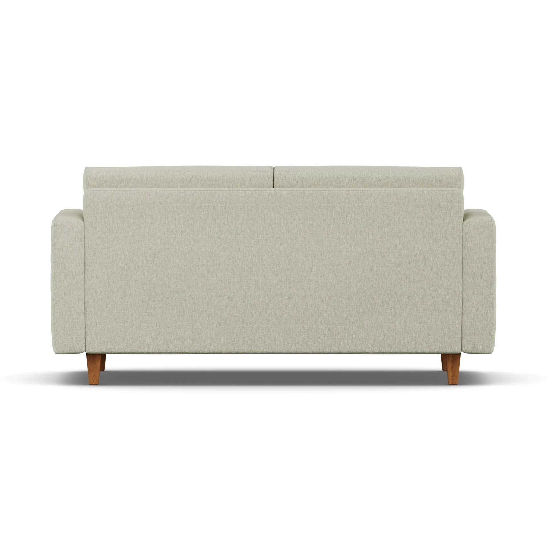 Binga 2,5-θέσιος καναπές-κρεβάτι, Luiza Beige 3981-σκουρόχρωμη βαμμένη τέφρα 1898