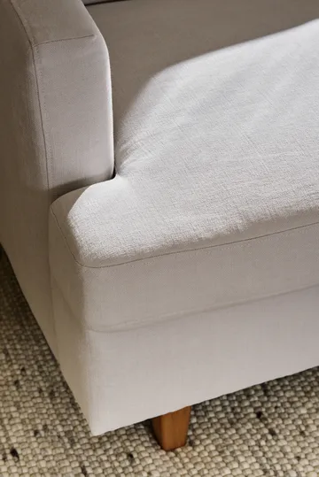 Binga 2,5-θέσιος καναπές-κρεβάτι - Oslo Nature 1540-σκουρόχρωμη βαμμένη τέφρα - 1898