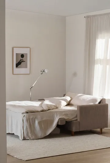 Binga 2,5-θέσιος καναπές-κρεβάτι - Same Mole 6674-σκουρόχρωμη βαμμένη τέφρα - 1898