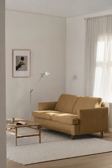 Binga 2,5-θέσιος καναπές-κρεβάτι - Same Ochre 6676-σκουρόχρωμη βαμμένη τέφρα - 1898