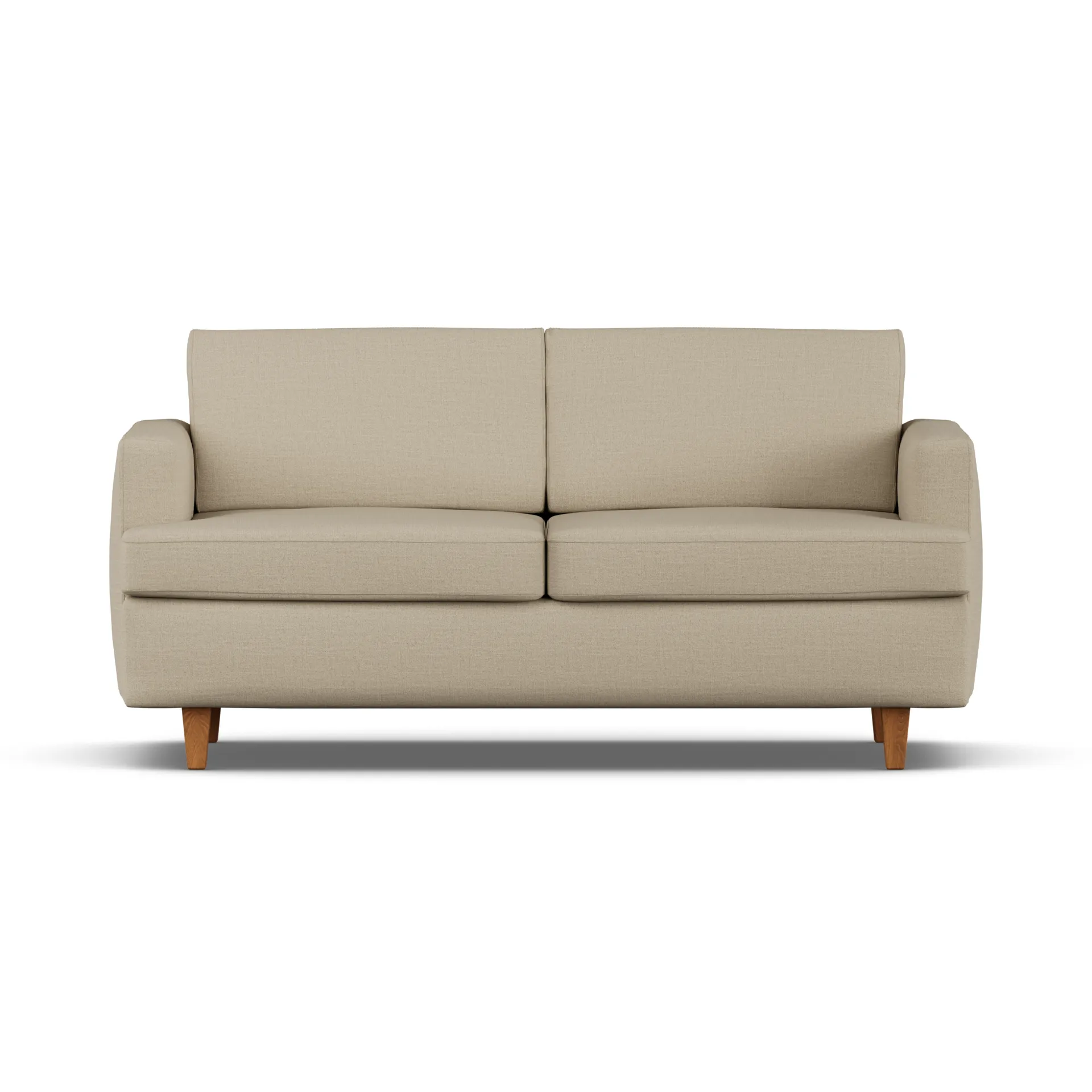 Binga 2,5-θέσιος καναπές-κρεβάτι, Same Sand 6672-σκουρόχρωμη βαμμένη τέφρα 1898