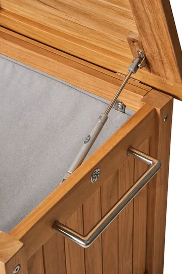 Κιβώτιο μαξιλαριών Bjärknäs με ρόδες S 130x50x60 cm - Teak - 1898