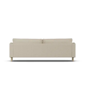 Bredhult καναπές - Bern Beige 0341-Λευκή λαδωμένη δρυς, 3 θέσεων - 1898