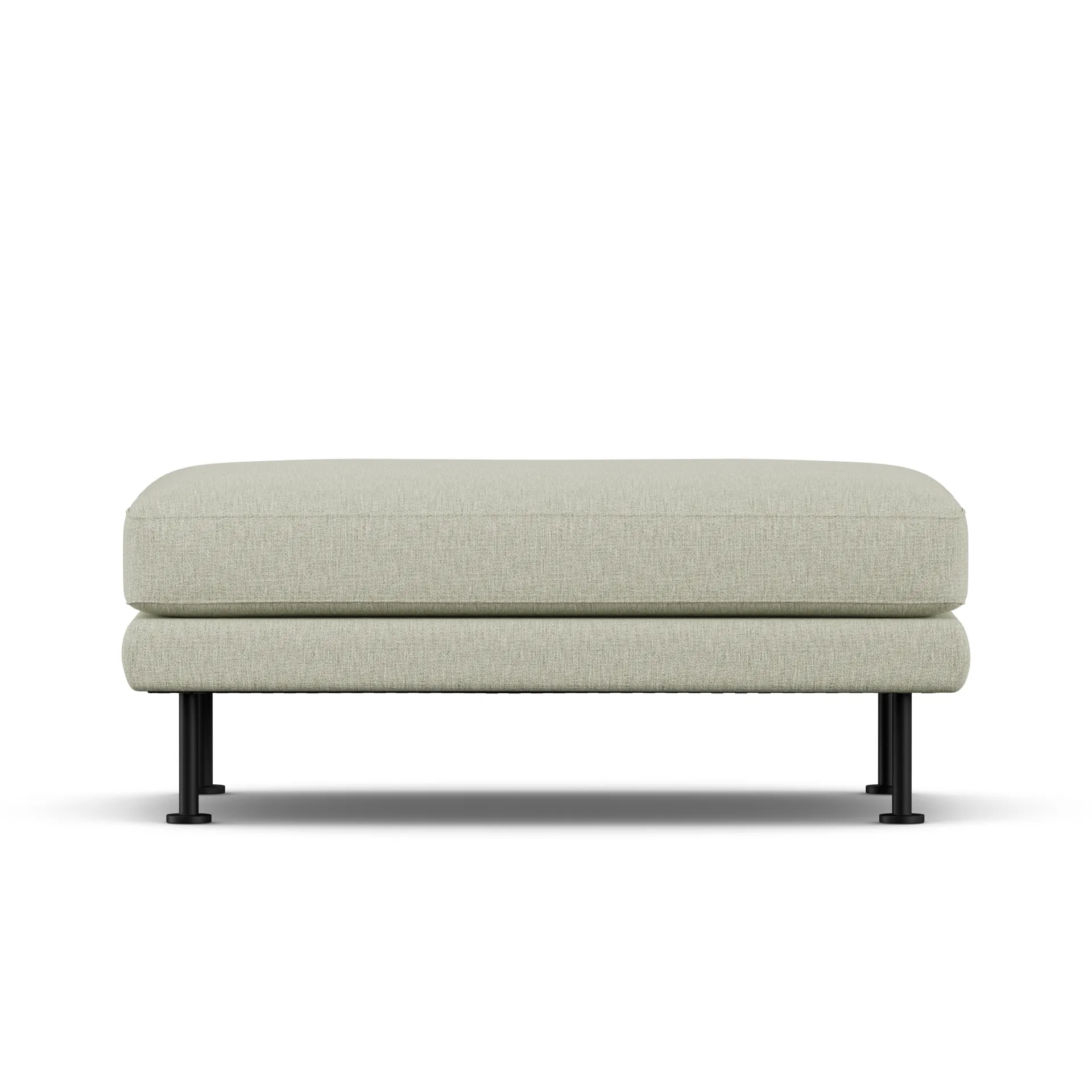 Bredhult υποπόδιο, Luiza Beige 3981-μαύρο ατσάλι 1898