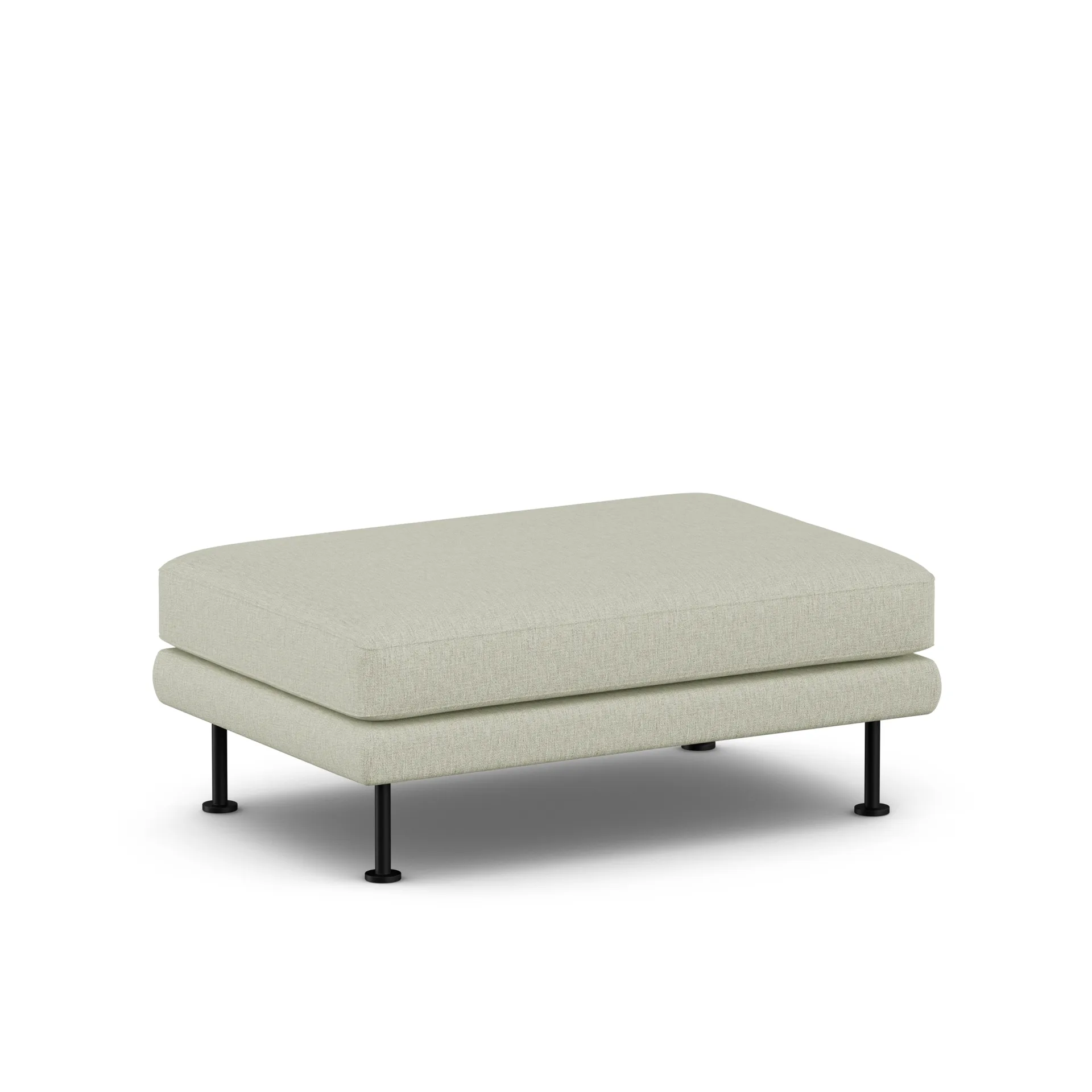 Bredhult υποπόδιο, Luiza Beige 3981-μαύρο ατσάλι 1898