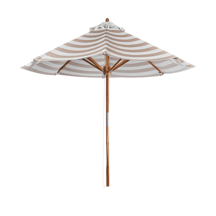 Ομπρέλα Hisshult Ø270 cm - Beige stripe-teak - 1898