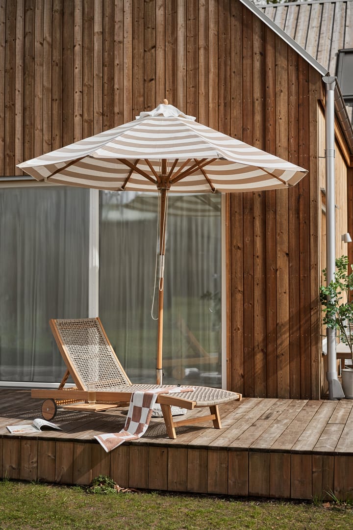 Ομπρέλα Hisshult Ø270 cm, Beige stripe-teak 1898