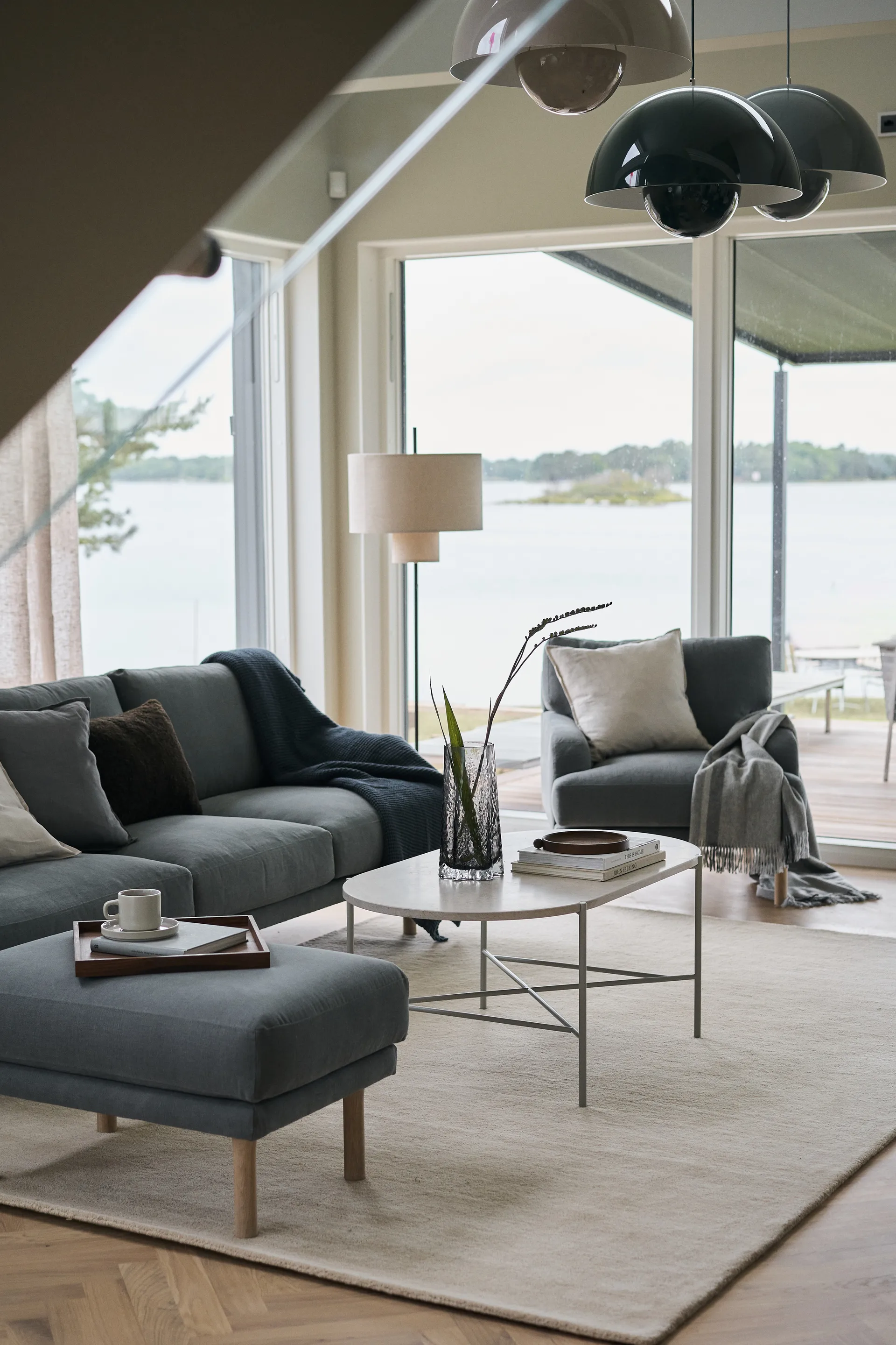 Πολυθρόνα Lidnäs, Caleido grey 1240 1898