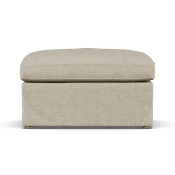 Linnevik υποπόδιο - Bern Beige 0341-Λευκή λαδωμένη δρυς, με φούστα - 1898