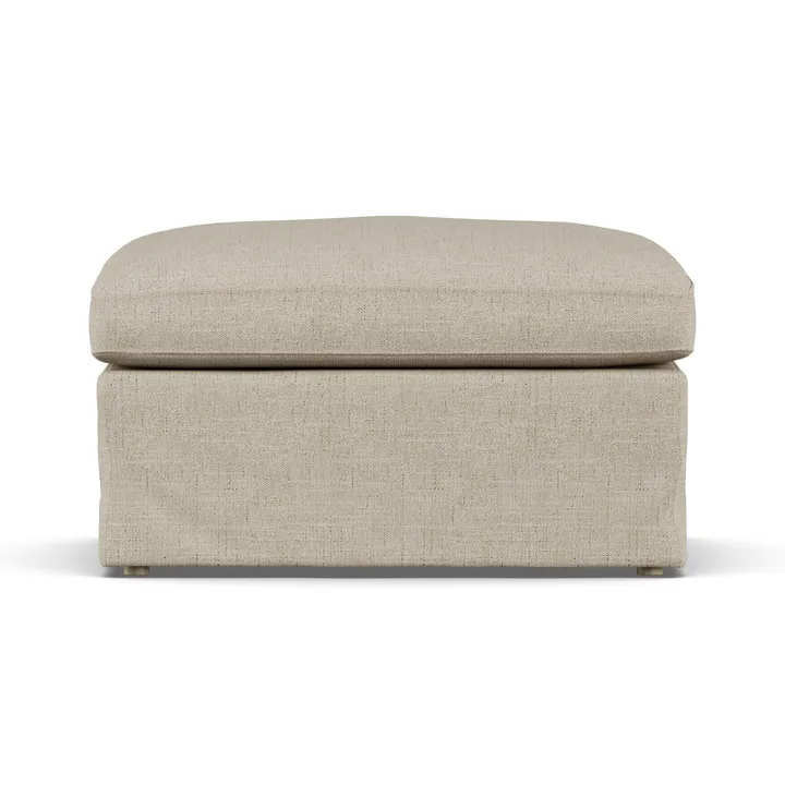 Linnevik υποπόδιο - Bern Beige 0341-Λευκή λαδωμένη δρυς, με φούστα - 1898