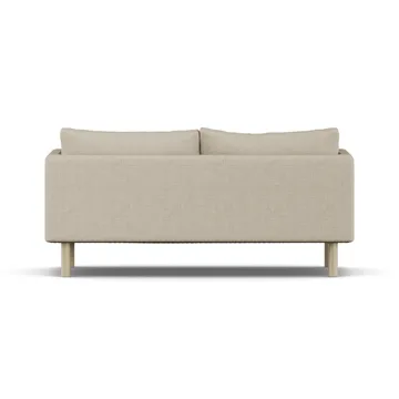 Linnevik καναπές - Bern Beige 0341-Λευκή λαδωμένη δρυς, 2 θέσεων, χωρίς φούστα - 1898