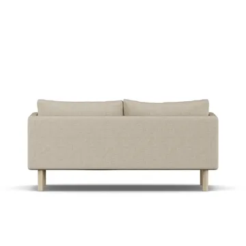 Linnevik καναπές - Bern Beige 0341-Λευκή λαδωμένη δρυς, 2 θέσεων - 1898