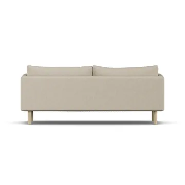 Linnevik καναπές - Bern Beige 0341-Λευκή λαδωμένη δρυς, 3 θέσεων, χωρίς φούστα - 1898