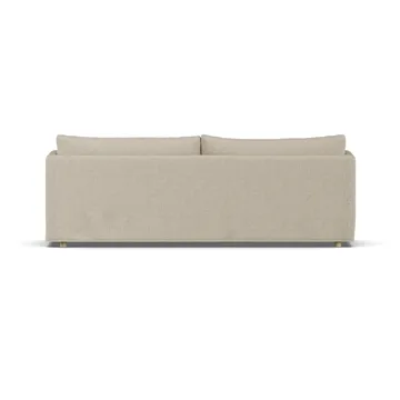 Linnevik καναπές - Bern beige 0341-Λευκή λαδωμένη δρυς, 4 θέσεων, με φούστα - 1898