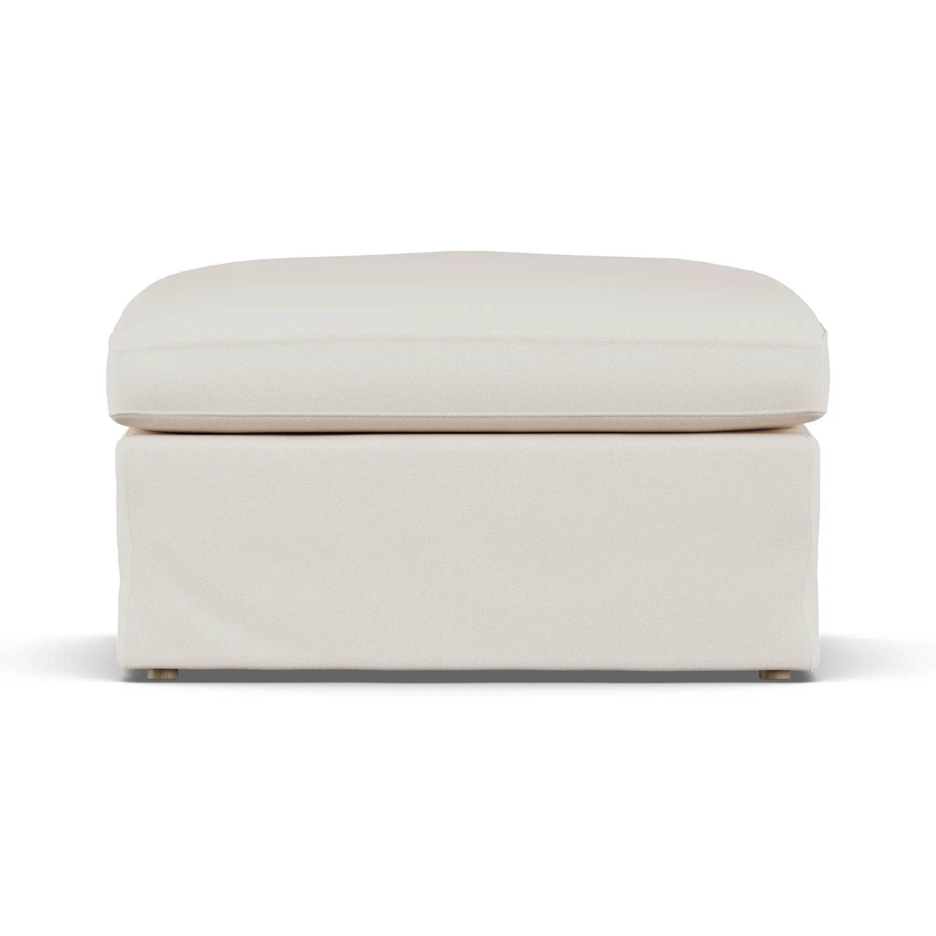 Linnevik υποπόδιο, Caleido Beige 9600-Λευκή λαδωμένη δρυς, με φούστα 1898
