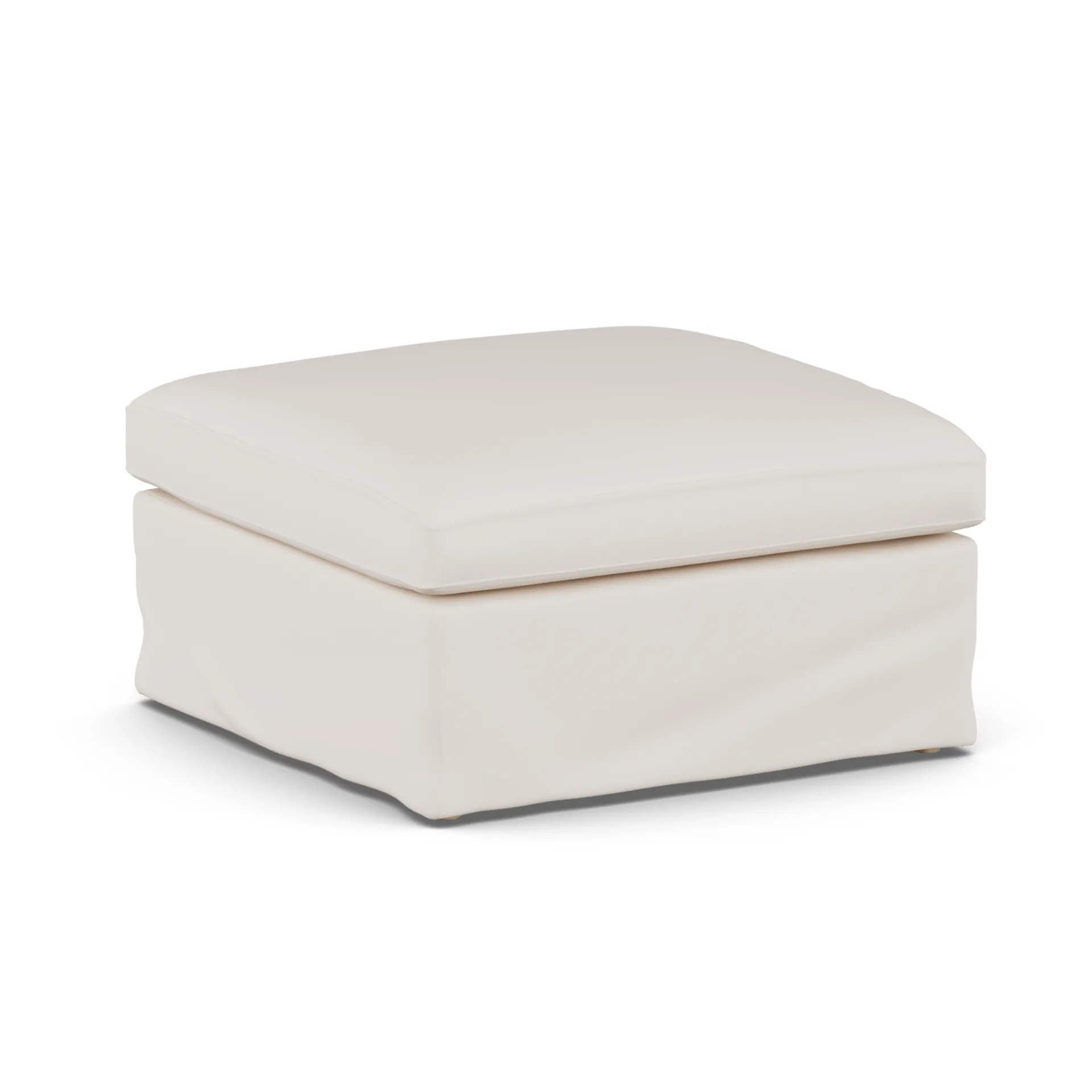 Linnevik υποπόδιο, Caleido Beige 9600-Λευκή λαδωμένη δρυς, με φούστα 1898