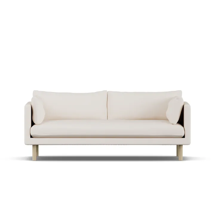 Linnevik καναπές - Caleido Beige 9600-Λευκή λαδωμένη δρυς, 3 θέσεων - 1898