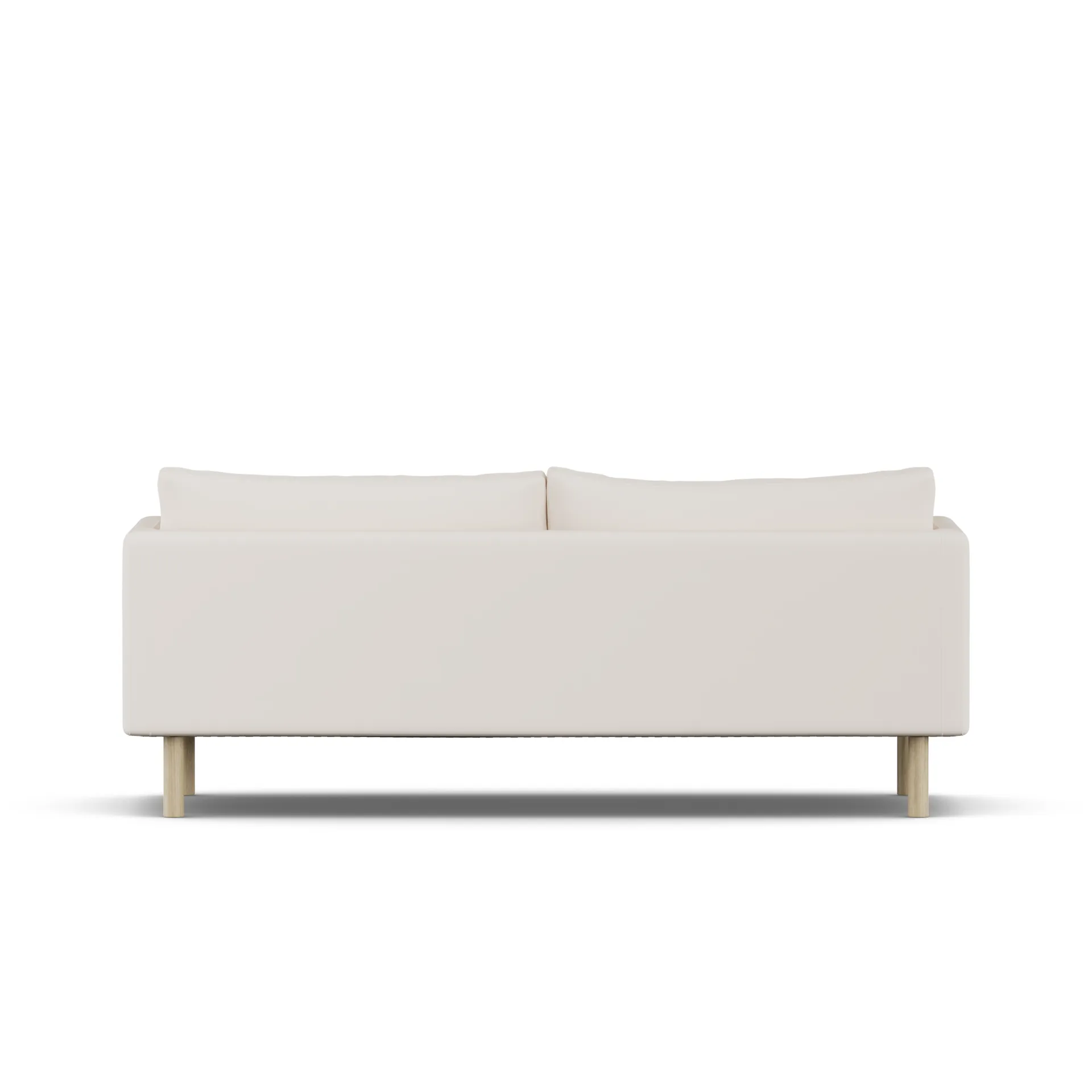 Linnevik καναπές, Caleido Beige 9600-Λευκή λαδωμένη δρυς, 3 θέσεων 1898