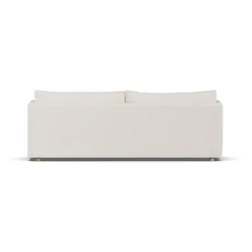 Linnevik καναπές - Caleido beige 9600-Λευκή λαδωμένη δρυς, 4 θέσεων, με φούστα - 1898