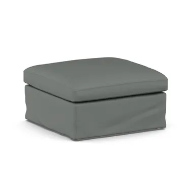 Linnevik υποπόδιο - Caleido Grey 1240-Λευκή λαδωμένη δρυς, με φούστα - 1898
