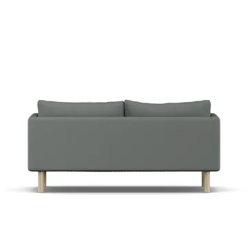 Linnevik καναπές - Caleido Grey 1240-Λευκή λαδωμένη δρυς, 2 θέσεων, χωρίς φούστα - 1898