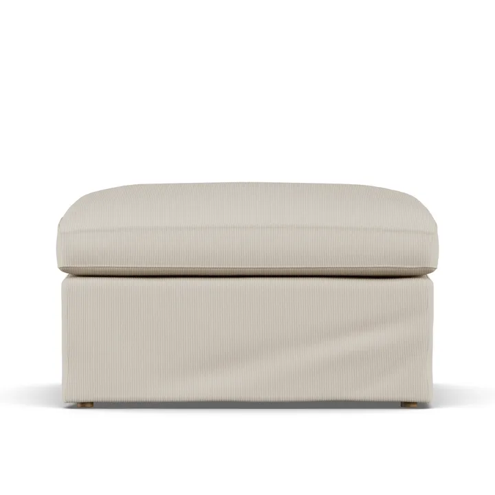 Linnevik υποπόδιο - Jump Beige 1956-Λευκή λαδωμένη δρυς, με φούστα - 1898