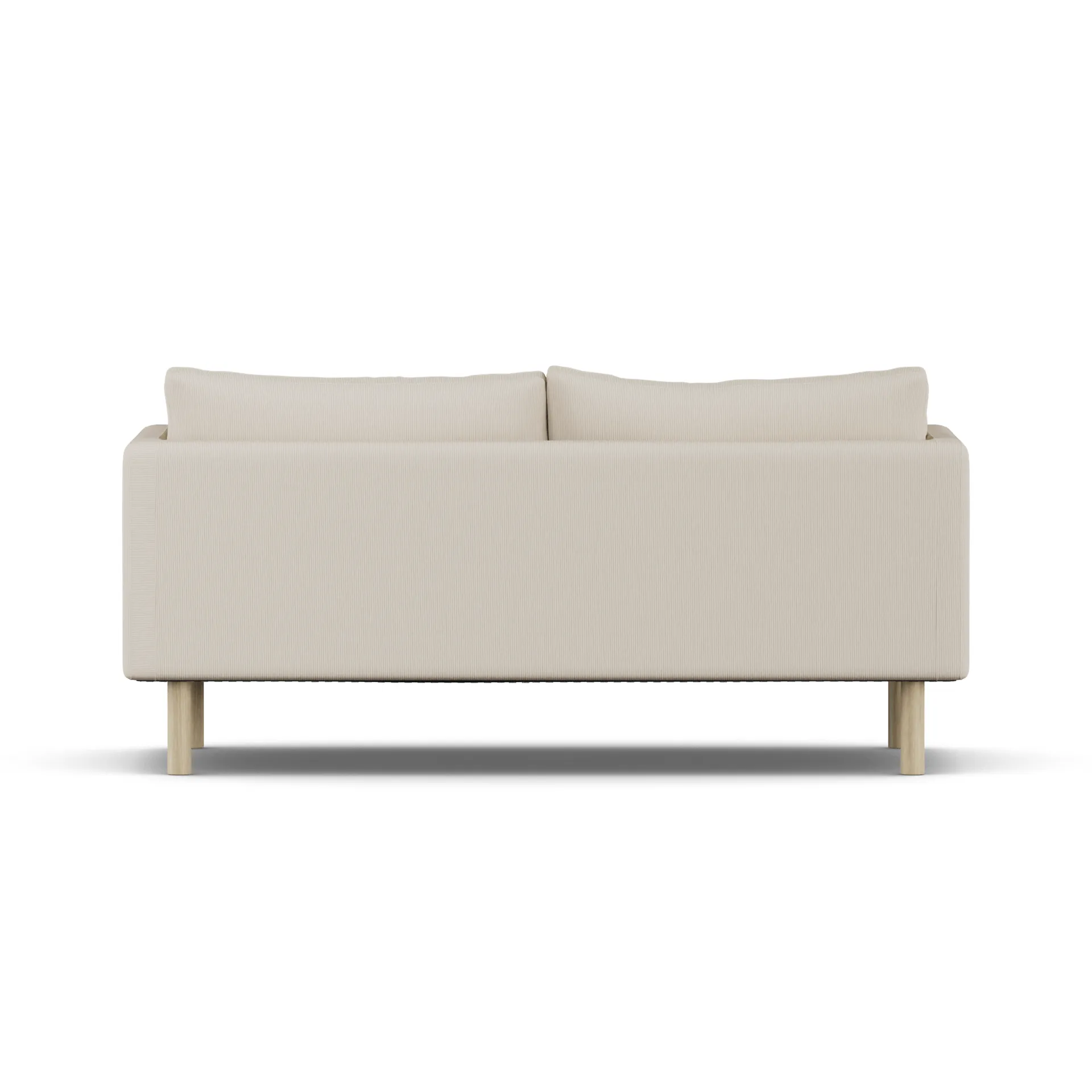 Linnevik καναπές, Jump Beige 1956-Λευκή λαδωμένη δρυς, 2 θέσεων, χωρίς φούστα 1898