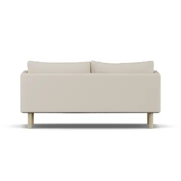 Linnevik καναπές - Jump Beige 1956-Λευκή λαδωμένη δρυς, 2 θέσεων, χωρίς φούστα - 1898