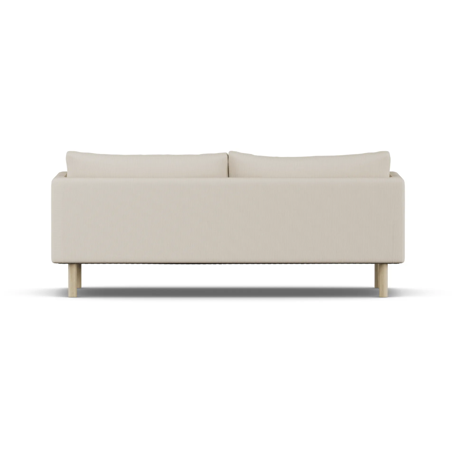 Linnevik καναπές, Jump Beige 1956-Λευκή λαδωμένη δρυς, 3 θέσεων, χωρίς φούστα 1898