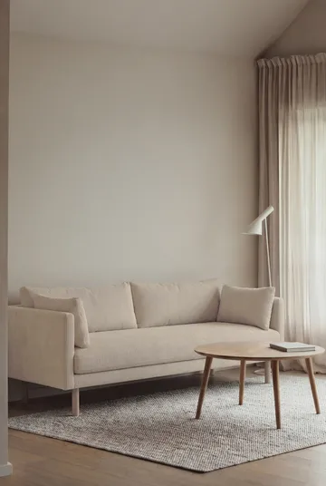 Linnevik καναπές - Jump Beige 1956-Λευκή λαδωμένη δρυς, 3 θέσεων - 1898