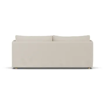 Linnevik καναπές - Jump Beige 1956-Λευκή λαδωμένη δρυς, 3 θέσεων, με φούστα - 1898