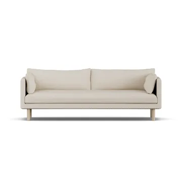 Linnevik καναπές - Jump Beige 1956-Λευκή λαδωμένη δρυς, 4 θέσεων, χωρίς φούστα - 1898