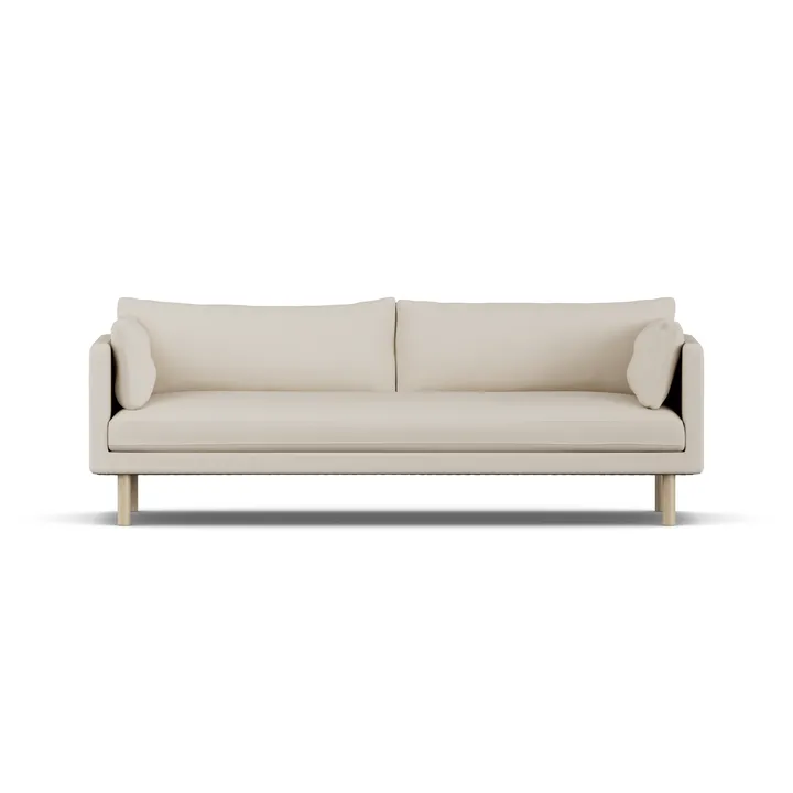 Linnevik καναπές - Jump Beige 1956-Λευκή λαδωμένη δρυς, 4 θέσεων, χωρίς φούστα - 1898
