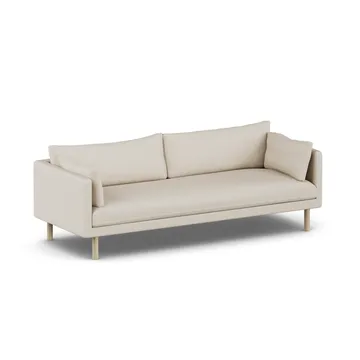 Linnevik καναπές - Jump Beige 1956-Λευκή λαδωμένη δρυς, 4 θέσεων, χωρίς φούστα - 1898