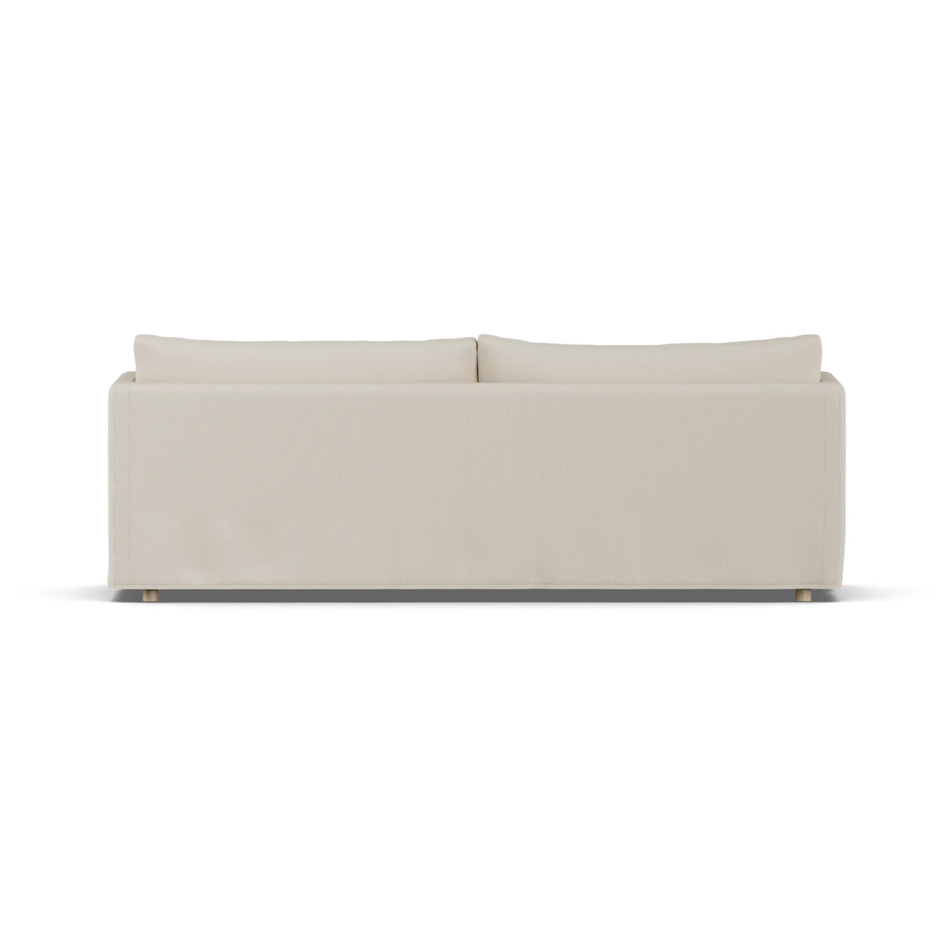 Linnevik καναπές, Jump Beige 1956-Λευκή λαδωμένη δρυς, 4 θέσεων, με φούστα 1898
