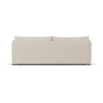 Linnevik καναπές - Jump Beige 1956-Λευκή λαδωμένη δρυς, 4 θέσεων, με φούστα - 1898