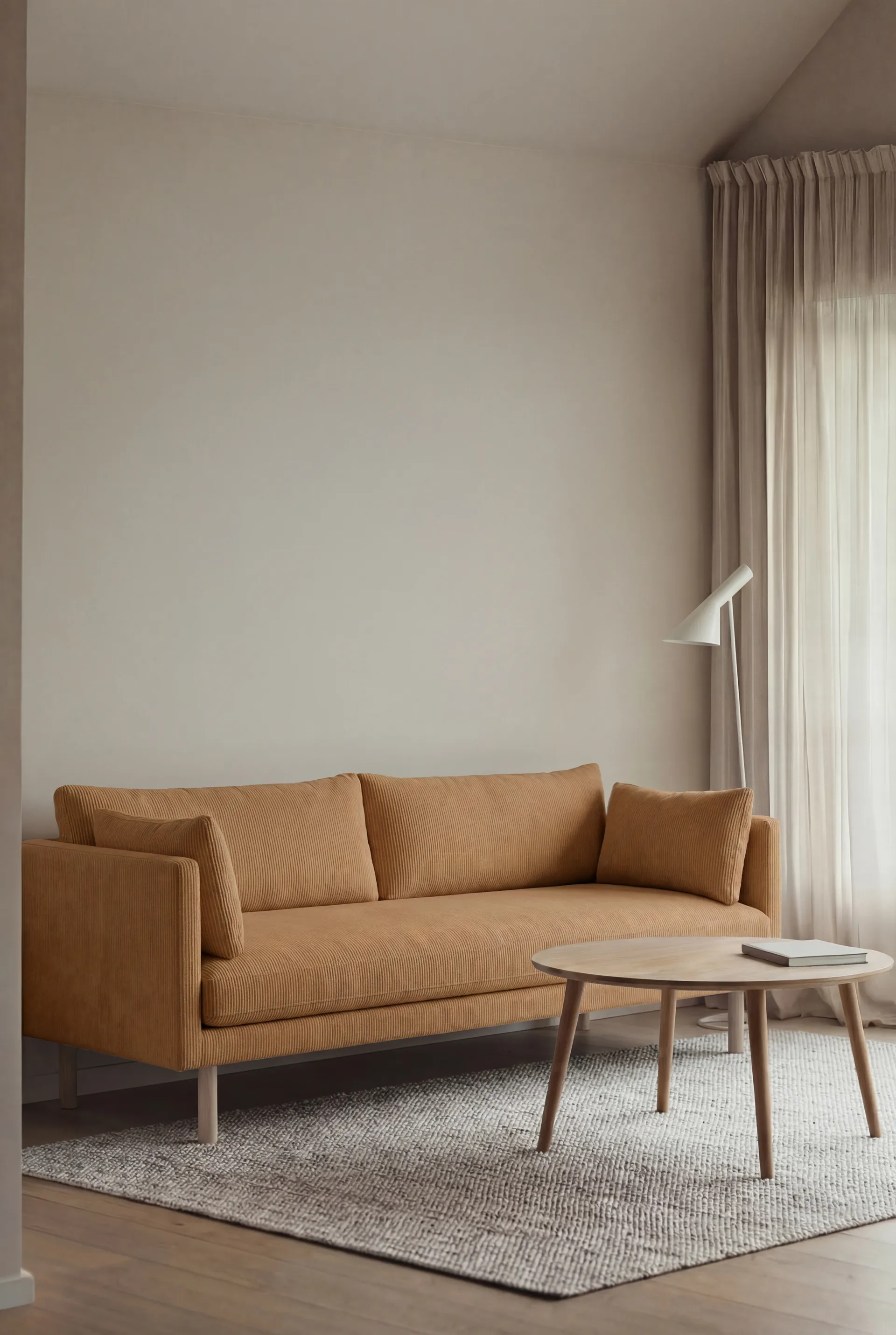 Linnevik καναπές, Jump Honey 1959-Λευκή λαδωμένη δρυς, 3 θέσεων 1898